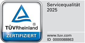 Autopark Vetter ist von TÜV Rheinland zertifiziert Bild mit Zertifikat von TÜV-Rheinland
